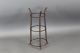 Rare American 18th C Wrought Iron Lighting A Standing 3 Tier Cresset Holder Primitives photo 1