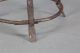Rare American 18th C Wrought Iron Lighting A Standing 3 Tier Cresset Holder Primitives photo 4