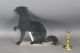 Rare 19th - 20th C Sheet Iron Weathervane Of A Bobcat In Black Paint Primitives photo 1
