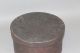 A Great 19th C Round Pantry Box In The Best Grungy Ox - Blood Red Paint Primitives photo 6