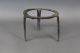 A Rare 18th C Wrought Iron Fireplace Tall Footed Hearth Trivet Old Surface Primitives photo 1