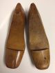 Vintage Pair Cobbler ' S Antique Primitive Wood Shoe Last Form Mold Women ' S Size 7 Primitives photo 1