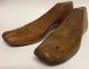 Vintage Pair Cobbler ' S Antique Primitive Wood Shoe Last Form Mold Women ' S Size 7 Primitives photo 2