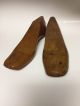 Vintage Pair Cobbler ' S Antique Primitive Wood Shoe Last Form Mold Women ' S Size 7 Primitives photo 8