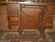Antique Treadle Sewing Machine Arts & Crafts Oak Parlor Cabinet The Vg 1913 Sewing Machines photo 3