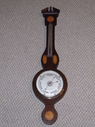 Antique Victorian English Barometer Thermometer - Thomas Armstrong & Brother Ltd photo