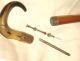 Nov 1904 Presentation Medical Doctor Gadget Cane/walking Stick W/syringe,  Needle Other Medical Antiques photo 3