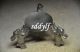 Exquisite Chinese Silver Copper Handmade Carved 3 Rabbit Candlestick Other Chinese Antiques photo 5