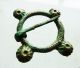 Authentic Ancient Medieval Artifact - Bronze Fibula (k178) Viking photo 2