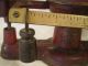 Antique 1867 Howe No.  2 General/country/candy Store Cast Iron Scale W/ Weights Scales photo 1