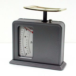 Mid Century Late Bauhaus Letter Scale By Jakob Maul 1940s 1950s photo