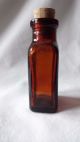 Vintage Medicine Apothecary Belladonna Glass Brown Bottle By Parke Davis No.  8 Bottles & Jars photo 2