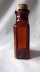 Vintage Medicine Apothecary Belladonna Glass Brown Bottle By Parke Davis No.  8 Bottles & Jars photo 4