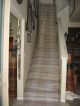 Early 17 ' (foot) Hand Loomed Rag Rug Hall/stairway Runner Primitive Primitives photo 1