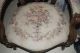 Antique Walnut Victorian Parlor Chair Upholstered Seat On Casters 1800-1899 photo 3