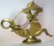 Vintage Venetian Italy Gondola Boat Brass Seahorse Horse Hippocamp Two Metalware photo 8