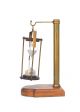 Nautical Brass Hanging Hourglass Sand Timer Wooden Vintage Collecticble Decor Compasses photo 1