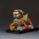 Chinaese Cloisonne Porcelain Hand - Painted Unicorn Statue G204 Other Antique Chinese Statues photo 2
