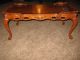 Vintage Inlaid French Style (provincial?) Mahogany Carved Coffee Table Antique 1900-1950 photo 4