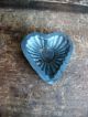 Primitive Early Antique Tin Heart Mold Primitives photo 1