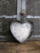 Primitive Early Antique Tin Heart Mold Primitives photo 3