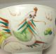 E298: Real Old Chinese Painted Porcelain Bowl With Dragon And Phoenix Bowls photo 5
