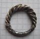 Silver Ring Crimped Hard Viking Period 6.  16 G.  900 - 1300 Ad Vf, Viking photo 2