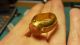 Roman Agate Intaglio Stone Gold Ring Very High 24 Ct Roman photo 2