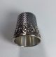 Antique 14k Embossed Band Sterling Silver Thimble Ketcham Mcdougall In Orig Box Thimbles photo 4