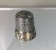 Antique 14k Embossed Band Sterling Silver Thimble Ketcham Mcdougall In Orig Box Thimbles photo 7