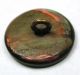 Antique Brass Over Iridescent Shell Button Boy In Detailed Shell Boat - 5/8 