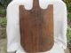 Old Antique Primitive Wooden Wood Bread Cutting Board Plate Primitives photo 3