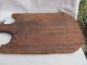 Old Antique Primitive Wooden Wood Bread Cutting Board Plate Primitives photo 4