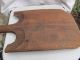 Old Antique Primitive Wooden Wood Bread Cutting Board Plate Primitives photo 7