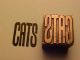 Cats Sign Kittens Kittycats Domestic Pets Wild Exotic Letterpress Printers Cut Binding, Embossing & Printing photo 4