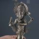 Buddhism Delicate Tibetan Silver Mahakala Buddha Head Vajra Dagger Statue Other Chinese Antiques photo 1