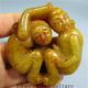Chinese Antique Culture Natural Old Jade Hand - Carved Pendant 61 Necklaces & Pendants photo 4