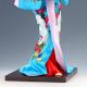 Chinese Exquisite Handwork Kimono Cloth Silk Doll Geisha Statue D1190 Other Antique Chinese Statues photo 2