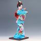 Chinese Exquisite Handwork Kimono Cloth Silk Doll Geisha Statue D1190 Other Antique Chinese Statues photo 4