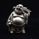 China Can Collect Tibetan Silver Minas To Buddha Statue With The Fan Other Antique Chinese Statues photo 1