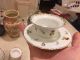 10 Antique Victorian Hand Painted Porcelain Ramekins And 12 Under Plates Au Feu Plates & Chargers photo 9