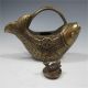 Chinese Bronze Handwork Fish Shape Teapot & Lid W Kangxi Mark A Teapots photo 5