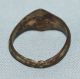 Ornate Roman Bronze Ring - Circa 300 Ad - Uk Detecting Find Roman photo 4