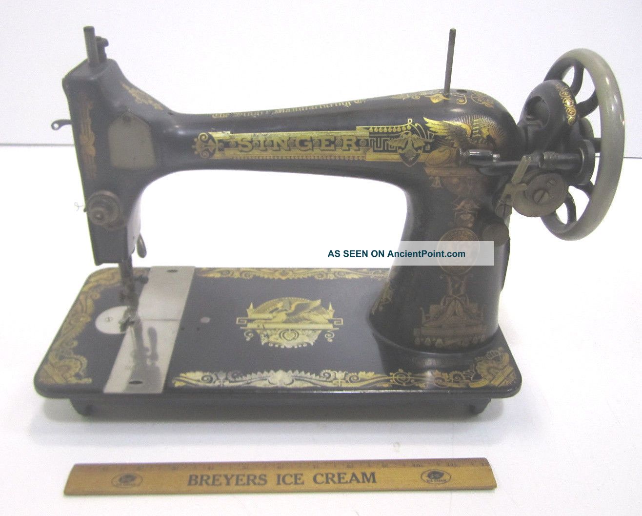 Vtg Singer Model 127 Sphinx Treadle Table 1923 Sewing Machine Ser.  G4560246 (cd) Sewing Machines photo