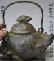Chinese Fengshui Bronze Longevity Animal Turtle Lucky Statue Wine Tea Pot Flagon Teapots photo 3