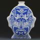 Chinese Jingdezhen Color Porcelain Hand - Painted Jingju Facial Vase G287 Vases photo 5