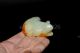 Ancient Chinese Antiques Hetian Jade Carved Statues Talisman Frog Necklaces & Pendants photo 4