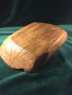 Early Primitive Wood Rectangular Dough Bowl Trencher - One Piece Handmade Primitives photo 5