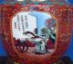 Antique Handmade Painting Cloisonne Porcelain Vase Qianlong Dynasty Red Woman Vases photo 3