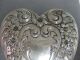Sterling Silver Heart And Cut Crystal Heart Box Nr Other Antique Sterling Silver photo 5